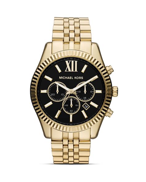 lexington gold michael kors|Michael Kors lexington black watch.